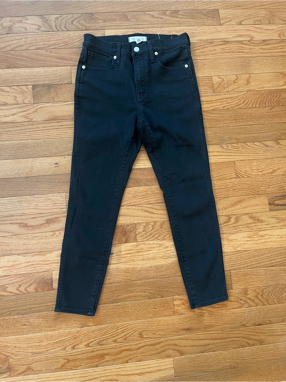 Madewell Black Skinny Jeans_Size 27P_ Skinny Goth Grunge Rocker